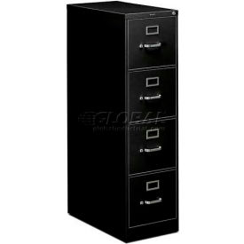 - 4 Drawer Vertical File 26-1/2"D Letter Black