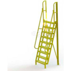 9 Step 75 Degree Incline Ladder - 24 Inch Wide Perforated - UCL7509246
