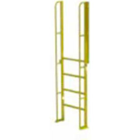 5 Step 90 Degree Incline Ladder - 24" Width Perforated