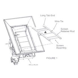 Radiant Safety Screen For 100,000 To 120,000 BTU Ceramic Heaters