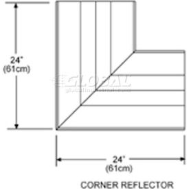 Corner Reflector For Straight & U Shaped Infrared Heaters
