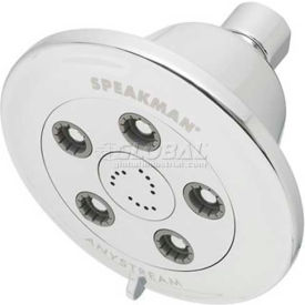Alexandria Wall Mount Shower Head, Polished Chrome Finish, 2.5 GPM