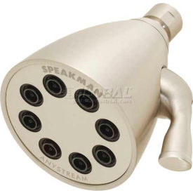 Anystream Icon 8-Jet Shower Head, Brushed Nickel Finish, 2.5 GPM