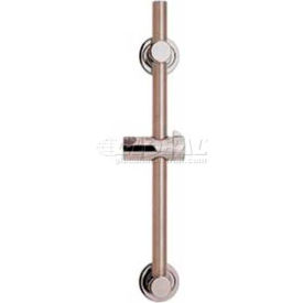 24" Combination Slide/Grab Bar Brushed Nickel Finish