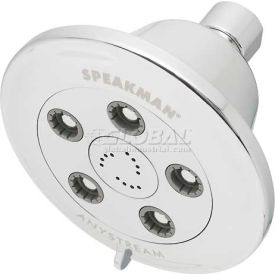 Alexandria Wall Mount Shower Head, Polished Chrome Finish, 2 GPM