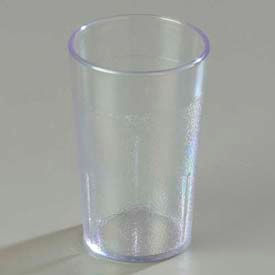Stackable SAN Tumbler 5 Oz., Clear, 24 Ea., Pebbled