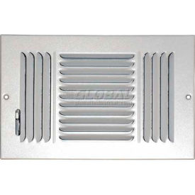 Ceiling Or Wall Register With 3 Way Deflection 6" X 10"