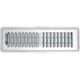 Speedi-Grille White Floor Register With 2 Way Deflection 2" X 10"