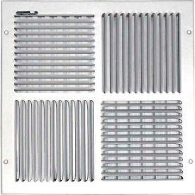 Ceiling Or Wall Register With 4 Way Deflection 12" X 12"