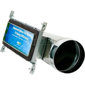 Torpedo End Register Vent Boot with Adjustable Hangers 4" X 14" X 8"