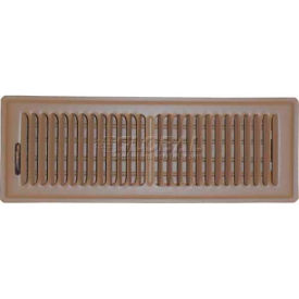 Brown SG-414 FLB Floor Vent Register With 2 Way Deflection 4" X 14"