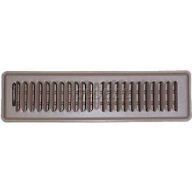 Brown Floor Vent Register With 2 Way Deflection 2" X 12"