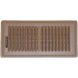 Brown Floor Vent Register With 2 Way Deflection 4" X 8"