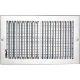 Ceiling Or Wall Register With 2 Way Deflection 8" X 14"