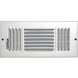 Speedi-Grille Ceiling Or Wall Register With 3 Way Deflection 4" X 8"