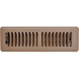 Brown Floor Vent Register With 2 Way Deflection 2" X 10"