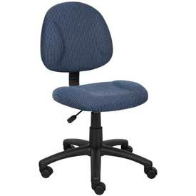 Deluxe Posture Chair - Fabric - Blue