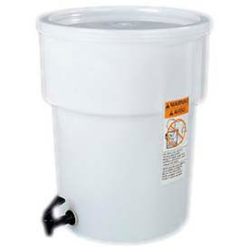Round Dispenser 5 Gallon, White