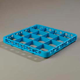 RE1614 - Opticlean 16-Compartment Divided Glass Rack Extender, Blue