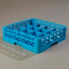 Opticlean 16-Compartment Cup Rack with 1 Open Extender, Blue