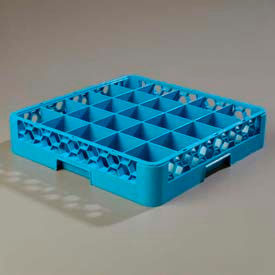 RG2514 - Opticlean 25-Compartment Glass Rack, Carlisle Blue