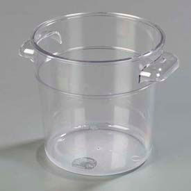 Round Container, 4-13/16" Diameter x 4-63/64" Height, Clear