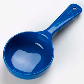 Solid Measure Miser Spoon, Short Handle 8 Oz., Blue