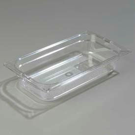Topnotch Food Pan, 12-3/4"L x 7"W x 2-1/2"H, Clear