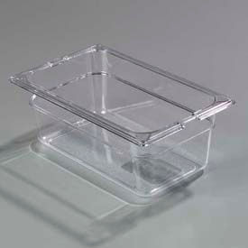 Topnotch® One Quarter Size Food Pan 10-1/4" x 6-3/8", Clear