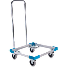 OptiClean Open Aluminum Dolly with Handle 21-3/4" Blue