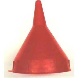 Red Safety Polyethylene 1 Pint Funnel