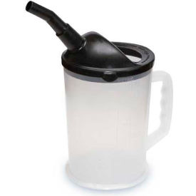 Heavy-Duty 87 oz. Graduated Measuring Container with 4" Black Spout - 94026