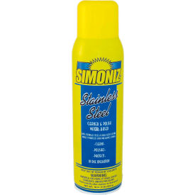 Stainless Steel Cleaner & Polish, 20 oz. Aerosol Can, 12 Cans
