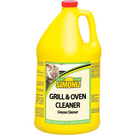 Grill & Oven Cleaner, Gallon Bottle, 4 Bottles - G1380004