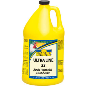 Ultra Line 33 Floor Finish & Sealer, Gallon Bottle, 4 Bottles - UL0700004