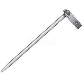 Steel Stake Mount w/ Bright Zinc Finish