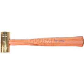 Brass Hammer with Hickory Handle - 1 Lb.