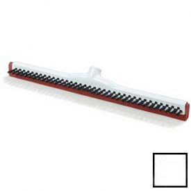 Red Double Rubber Squeegee W/Bristles 18" - White