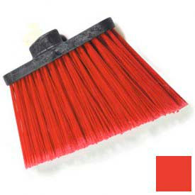 Duo-Sweep Medium Duty Angle Broom W/12" Flare (Head Only) 8", Red