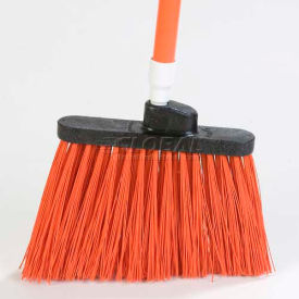 Duo-Sweep Medium Duty Angle Broom W/12" Flare (Head Only) 8", Orange