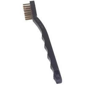 Toothbrush Style Maintenance Utility Brush 7"L 0.5" Brass Bristles - 4127000