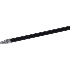 Flo-Pac Heavy-Duty Powder Coated Metal Handle w/ Metal Tip 60" / 15/16"D, Black