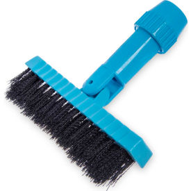 Swivel Head Grout Line Brush, Nylon Bristle 7-1/2", Black - 36532003
