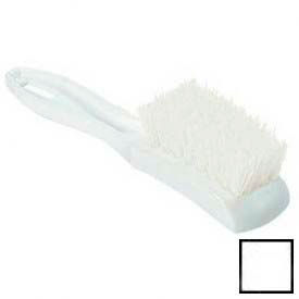 Multi Purpose Hand Scrub Brush w/Poly Bristles 7-1/4", White