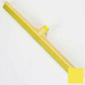 Color-Coded One-Piece Rubber Floor Squeegee 24" - Yellow
