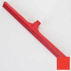 Color-Coded One-Piece Rubber Floor Squeegee 24" - Red