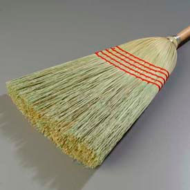 100% Corn 5-Stitch Janitor Broom, 56" - 4063400