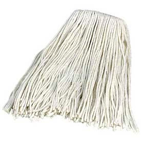 4-Ply Rayon Large Cut-End Mop, 1 in. Headband, White