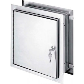 Stainless Steel Pass-Thru Cabinet with Key Lock, 12"H x 11-1/2"W x 6"D