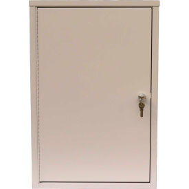 Economy Double Door Narcotic Cabinet with 2 Shelves, 16"W x 8"D x 24"H, Beige